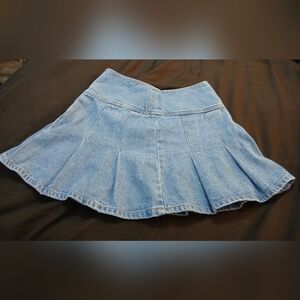 NWOT Teens Denim Blue Skirt